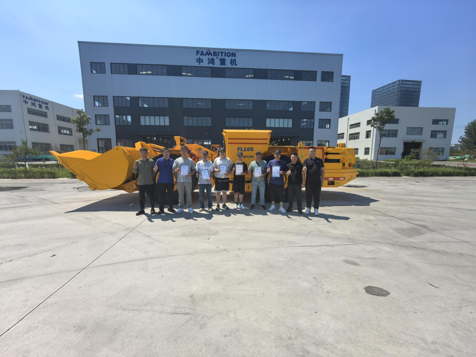 Dupla empoderamento através da teoria e prática! O segundo lote de estagiários da Baowu Resources co., Ltd. A mina de Baixiangshan concluiu com sucesso o treinamento especializado FL105 LHD